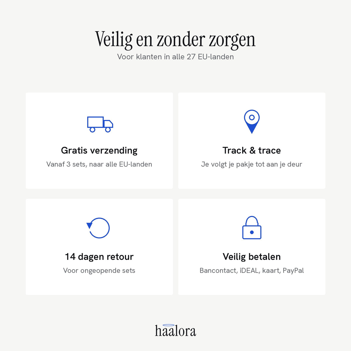 Haalora Scalp Kit – kobaltblauwe ampullen van 5 ml